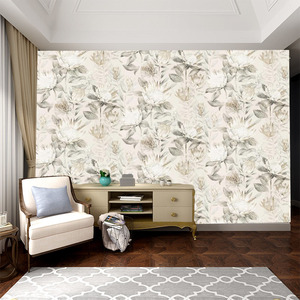 <span class=keywords><strong>Carta</strong></span> <span class=keywords><strong>da</strong></span> <span class=keywords><strong>Parati</strong></span> Non Tessuta Impermeabile Personalizzata con Motivo Floreale Americano per Soggiorno, Camera <span class=keywords><strong>da</strong></span> Letto, Centro Commerciale, B&B Accogliente - Product Image 4
