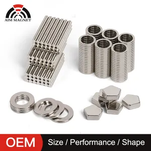 High Quality Bar-Shaped Neodymium Arc Magnet Custom Bending Punching Moulding High Temperature Resistance Rare Earth Permanent