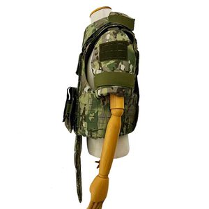 Chaleco Táctico de Seguridad Blindado con Sistema Molle Completo, Resistente al Fuego, Camuflaje, Liberación Rápida, Protección Total 1000D con Placa - Product Image 2