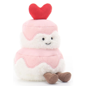 Peluche Romántico de Pastel de Doble Capa, Juguete de Peluche de Dibujos Animados, Lindo Regalo de Cumpleaños o San Valentín para Bebés y Novias - Product Image 3