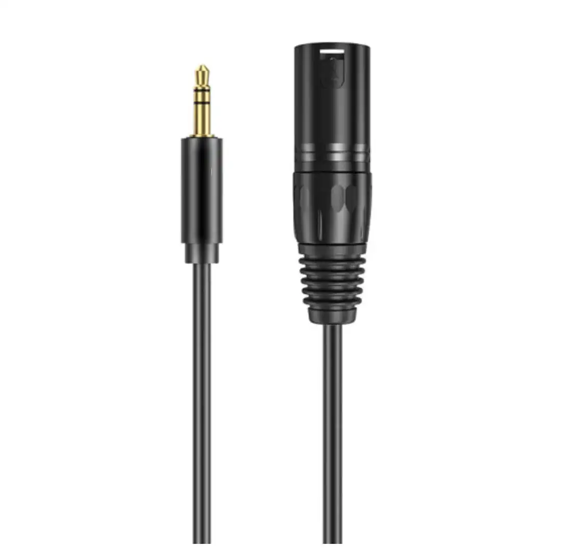 Factory Direct Gold Plated Terminals 3.5mm Male To Male 3.5mm to XLR Cable Audio