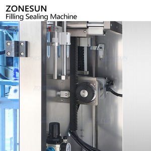 เครื่องบรรจุและปิดผนึกซองเครื่องสำอางแบบอัตโนมัติ ZONESUN ZS-FS240LC VFFS พร้อมปั๊มเซรามิกเซอร์โว สำหรับของเหลวและเนื้อครีม พร้อมเครื่องพิมพ์เลเซอร์ - Product Image 6