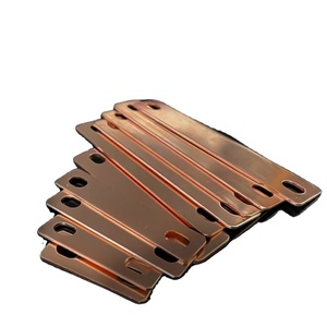 30ah-300ah pin lithium màu đỏ đồng tẩy <span class=keywords><strong>busbar</strong></span> xe buýt thanh nối M6 vít lỗ cho LiFePO4 di động - Product Image 1