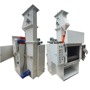 เครื่องพ่นทรายแบบสายพานลำเลียงอัตโนมัติสำหรับขจัดสนิม - Product Image 1