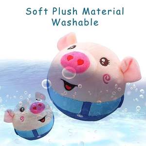 Interaktif köpek oyuncak USB şarj edilebilir aktif hareketli dans gıcırtılı hareketli topları Pet peluş oyuncak - Product Image 2