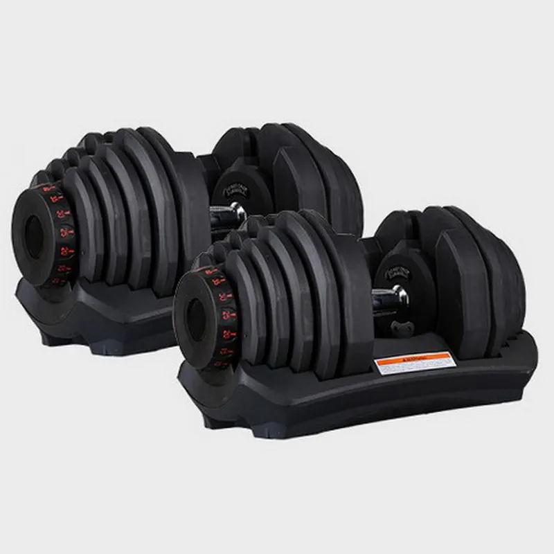 Gym Apparatuur Gewichtheffen 24Kg Rubber Coated Automatische Verstelbare <span class=keywords><strong>Halter</strong></span> Set