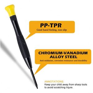 Juego de Destornilladores Magnéticos con Puntas Planas Phillips Torx Star, Juego de Destornilladores Pequeños para Reparar Gafas, PC, Joyería, Relojes - Product Image 2