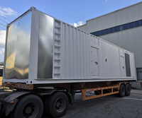 Groupe électrogène mobile conteneurisé sur remorque 300KW 400KW pour tournage de films, festivals, secours d'urgence avec connexion rapide