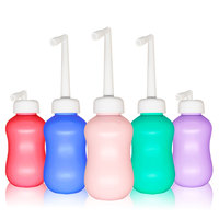 Bidet de voyage portable avec buse rétractable, écologique, pour hygiène féminine, bouteille de 300 ml avec sac de transport