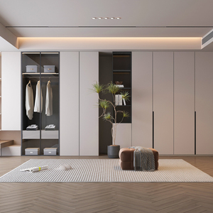 <span class=keywords><strong>Armoire</strong></span> en bois massif sur mesure de luxe avec portes, style moderne européen, <span class=keywords><strong>armoire</strong></span> de chambre durable pour usage domestique. - Product Image 2