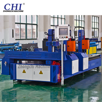 Machine de soudage de brides en fer cornière entièrement CNC, moteur 3000W, épaisseur de tôle 3-4mm, machine automatique à quatre pistolets pour la fabrication de conduits d'air