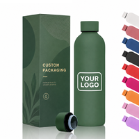 Botella de Agua Deportiva con Logotipo Personalizado, Recubrimiento de Goma Suave, Asa de Silicona, a Prueba de Fugas, Libre de BPA, Venta al Por Mayor
