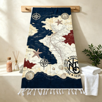 Wholesale Custom Printed Adult Personalized High-quality Pure Cotton Quick-Dry Eco-Friendly Sand Free Turkish Luxury Beach Towel