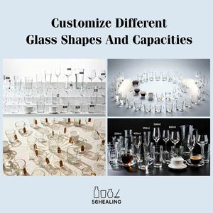 Tasses en verre de Noël 56H, <span class=keywords><strong>dessin</strong></span> <span class=keywords><strong>animé</strong></span> créatif, mignon, tasse en verre 3D bonhomme de neige, cadeau de vacances, tasse en verre animal - Product Image 6