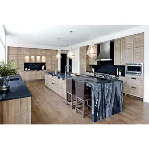 California Commercial Use Glossy Kitchen Cabinet Modern Style With Island Home Kitchen Cabinets Luxury