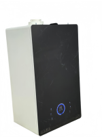 Chaudière à gaz à condensation haute efficacité 24 kW, chauffe-eau sans réservoir à prémélange complet avec filtre à air externe