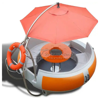 Bateau électrique de loisirs sportifs pour 6 personnes, type mini BBQ donut, pour parc
