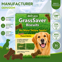 Biscuits Dog Grass Saver pour la protection des pelouses contre les taches jaunes, le contrôle des brûlures d'urine et l'entretien quotidien des pelouses, saveur beurre de cacahuète