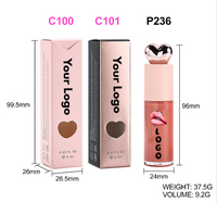 Nouveau tube de brillant à lèvres Sweet Heart pour rouge à lèvres liquide de haute qualité marque privée brillant à lèvres mat mignon