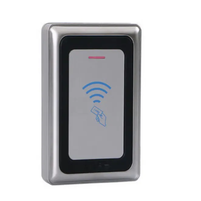 Standalone ประตูระบบรูด RFID Reader โลหะ Wiegand Acess Control System
