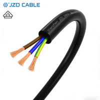 JZD VDE H03VV-F H05VV-F 3G1.5 mm² 3 x 1.5 mm² 5G2.5mm² 4 5 Adern 0.75 1 1.5 2.5 PVC-Kabel Rundkabel H07VV-F Kabel Draht