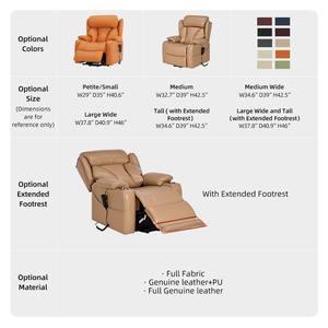 Luxury Recliner Lift Patieent Elderly Care Recliner Lift Chair 4 Motor With Head Lumber Adjustable Single - Product Image 3