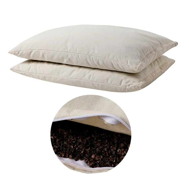 1700g organik pamuk yatak yastıklar uyku için 5 yıldız otel karabuğday yastık