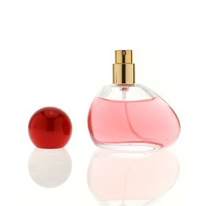 Flacone di Profumo dalla Forma Insolita, Design Elegante in Vetro Trasparente, Atomizzatore di Lusso per Confezioni di Profumi di Marca Premium con Coperchio - Product Image 2