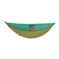 Hamac de camping d'extérieur en gros, portable, léger, pliable, en corde de nylon, pour jardin, voyage et randonnée