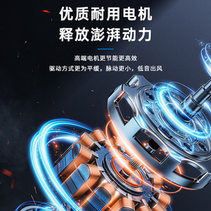 พัดลมอุตสาหกรรม 220V 100W สามระดับความเร็ว สำหรับไซต์ก่อสร้าง - Product Image 4