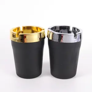 Wholesale Custom Plastic ABS Ashtray Creative Portable For Traveling Cup Shaped Car Ashtrays