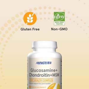 Cápsulas de Glucosamina y Condroitina con Dimetilsulfona y Baya del Saúco, Extra Fuerte, para la Salud de las Articulaciones, Flexibilidad y Antioxidante - Product Image 3