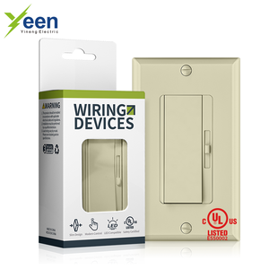 สวิตช์หรี่ไฟดิจิตอลแบบอเมริกัน YINENG UL & CUL รับรองมาตรฐาน สวิตช์หรี่ไฟแบบเลื่อนเปิด-ปิด 1 ขั้ว และ 3 ทาง สำหรับ<span class=keywords><strong>บ้าน</strong></span> - Product Image 1