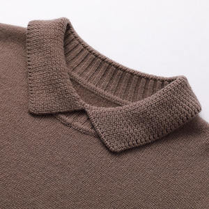 <span class=keywords><strong>Robe</strong></span> <span class=keywords><strong>mi</strong></span>-<span class=keywords><strong>longue</strong></span> en tricot à col polo en pure <span class=keywords><strong>laine</strong></span> <span class=keywords><strong>Robe</strong></span> <span class=keywords><strong>pull</strong></span> à revers pour femme - Product Image 4