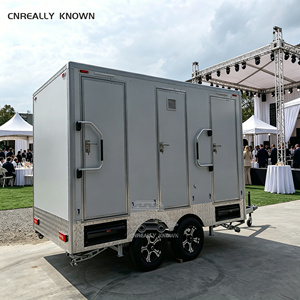 Salle de bain mobile modulaire entièrement équipée, toilettes de luxe pour le camping, remorque de toilettes pour événements - Product Image 2