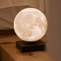 Décoration Moderne pour la Maison, Lampe Flottante 3D Lune Étoilée 14CM, 16 Couleurs, Taille Personnalisée, pour Enfants et Bébés, Idéale pour Cadeaux de Bienvenue