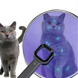 Veterinary diagnostic instrument pet wooden lamp style UV lamp for dog and cat skin health monitoring - Product Image 1