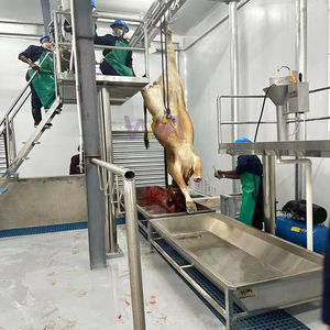 Solution complète Machine d'abattoir de bovins de boucherie Équipement d'abattoir Usine de boucherie Ligne internationale de purge automatique halal - Product Image 5