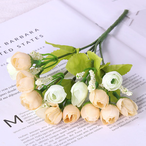 ดอกกุหลาบตูม<span class=keywords><strong>ชา</strong></span>ขนาดเล็กที่สมจริง & ดอกตูม<span class=keywords><strong>ไข่มุก</strong></span>กุหลาบ QQ: เหมาะสำหรับตกแต่งบ้านช่อดอกไม้งานแต่งงานและงานฝีมือแบบ DIY - Product Image 5