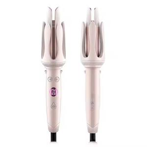 Rizador de pelo giratorio automático profesional portátil Pantalla de temperatura LCD PTC <span class=keywords><strong>Rizos</strong></span> de hierro giratorios de cerámica múltiple para uso doméstico - Product Image 2