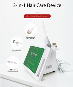 New Arrival 3 in 1 Scalp Care Equipment High Frequency Ozone BIO <b>Microcurrent</b> Nano Moisturizing Spray for Home Salon - Product Image 1