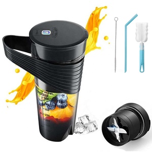 Mixeur Portable USB/à Piles pour Shakes et Smoothies, Capacité 16 Oz, 6 Lames, Broyeur de Glace, Nettoyage en un Clic, Idéal pour Voiture et Extérieur - Product Image 4