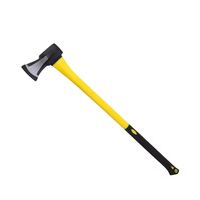 Hache de fendage forgée en acier au carbone 2000G avec manche en PP de 90 cm