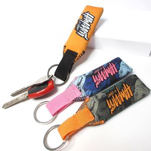 Custom Logo Printed Eco-Friendly Neoprene <b>Floating</b> Keychain Woven Technique for Surfing <b>Fishing</b> or Boating - Product Image 2