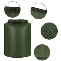 Sacs étanches WOQI pour le camping en plein air, en tissu ripstop diamanté, imperméables, 3 pièces (20L/10L/5L), sac à dos flottant pour la plage