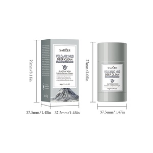 Masque de boue nettoyant en profondeur SADOER, marque privée OEM, pour éliminer les points noirs, masque facial pour le soin de la peau - Product Image 6