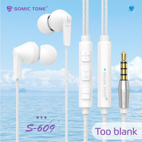 Écouteurs filaires intra-auriculaires stéréo de haute qualité avec prise jack 3,5 mm, longueur de câble 1,2 m, fonction mains libres