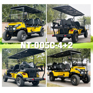 รถกอล์ฟไฟฟ้าสำหรับผู้ใหญ่รถเข็นลาดตระเวนรถกอล์ฟแบตเตอรี่ตะกั่วกรด - Product Image 3