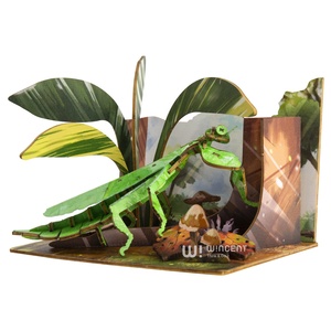Rompecabezas 3D de Madera de Insecto con Forma de Hoja, Diorama de <span class=keywords><strong>Mantis</strong></span>, Kit de Manualidades DIY, Juguete Educativo STEM, Decoración Natural para el Hogar, Regalo para Niños y Adultos - Product Image 5