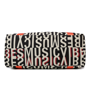 Patrón de letras Impresión personalizada completa Gran capacidad Impermeable Seco Húmedo Weekender <span class=keywords><strong>Duffel</strong></span> Bolsa de viaje para gimnasio con funda para equipaje - Product Image 6